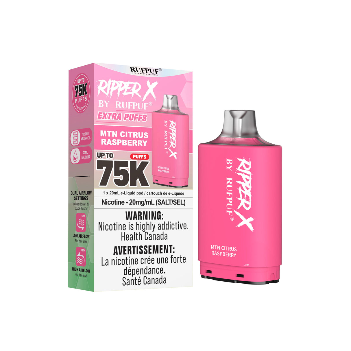 MTN Citrus Raspberry - Ripper X 75k Turbo Pod